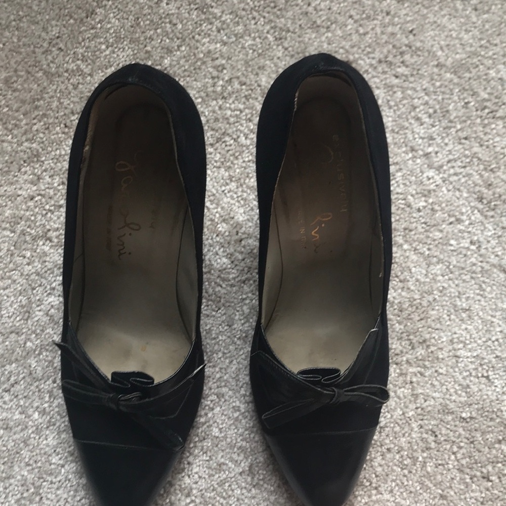 Vintage suede and leather heels - Picture 11 of 15